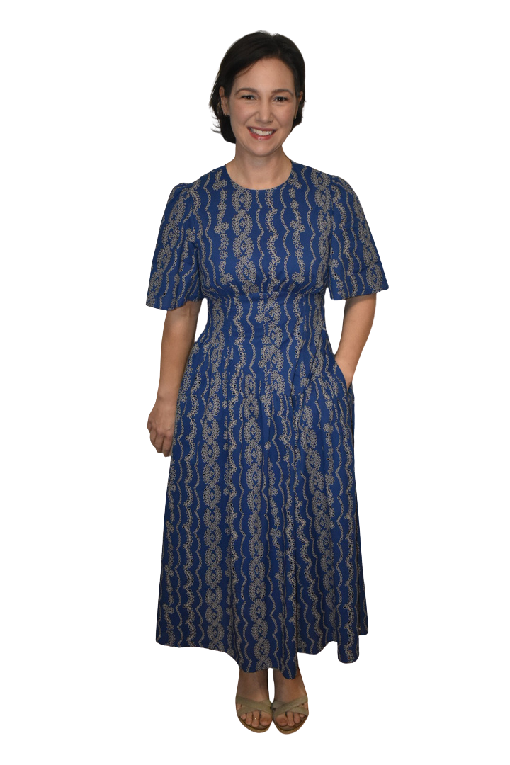 Eyelet Maxi Dress