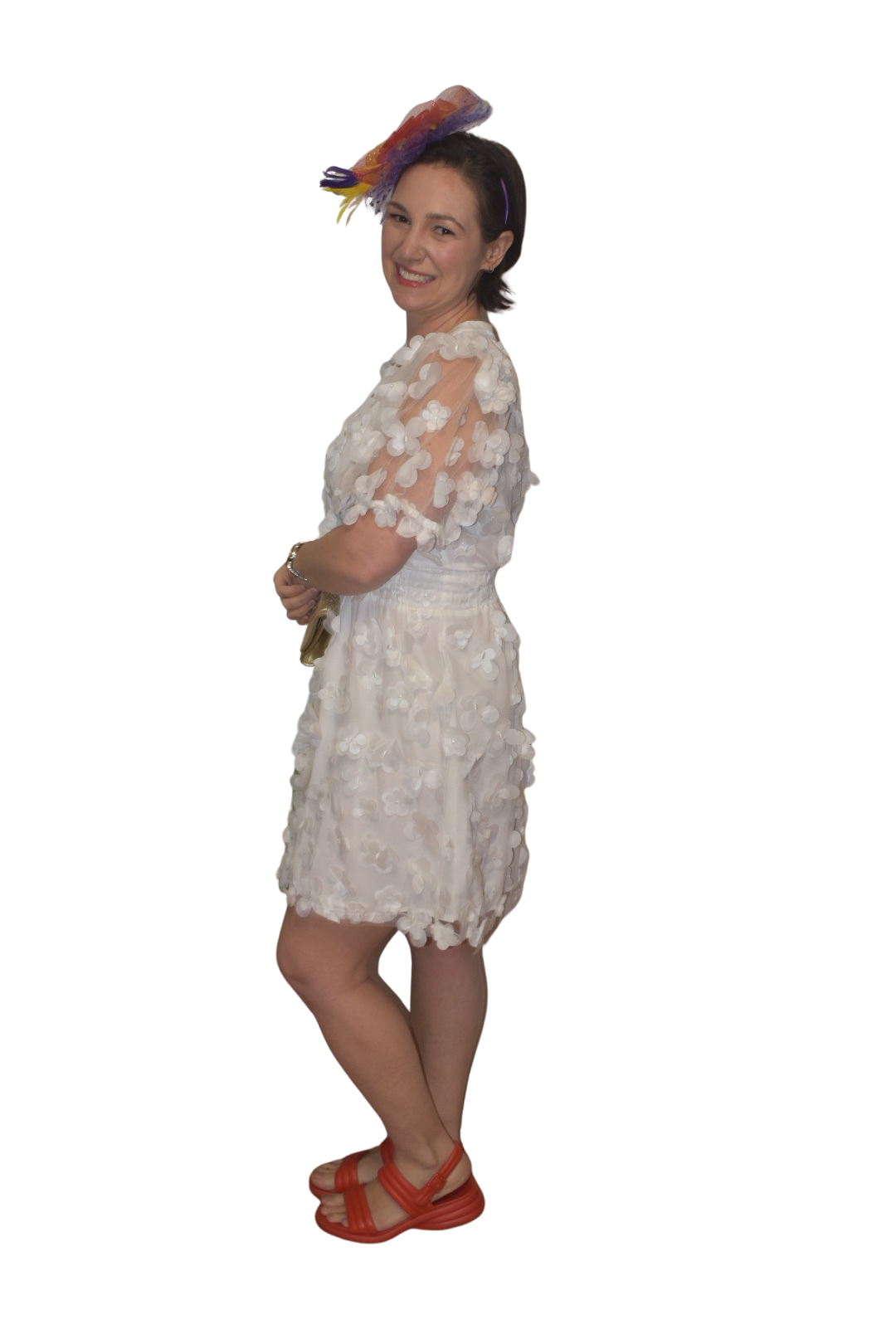 3D Butterfly Organza Dress