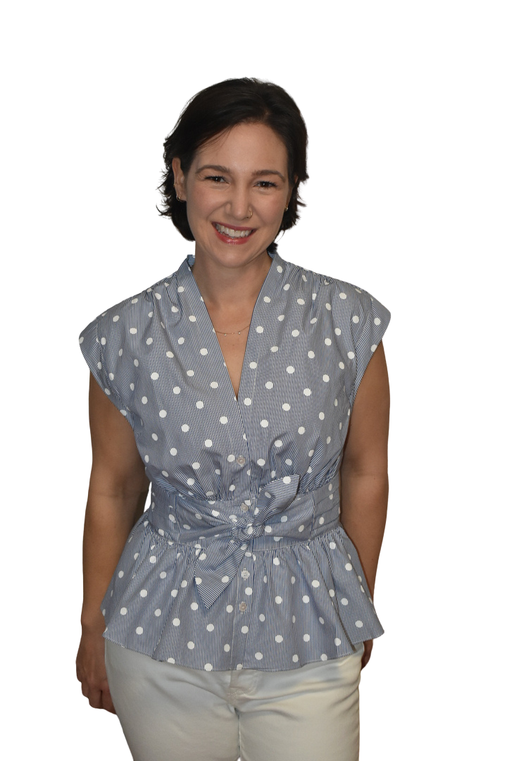 Striped Polka Dot Peplum