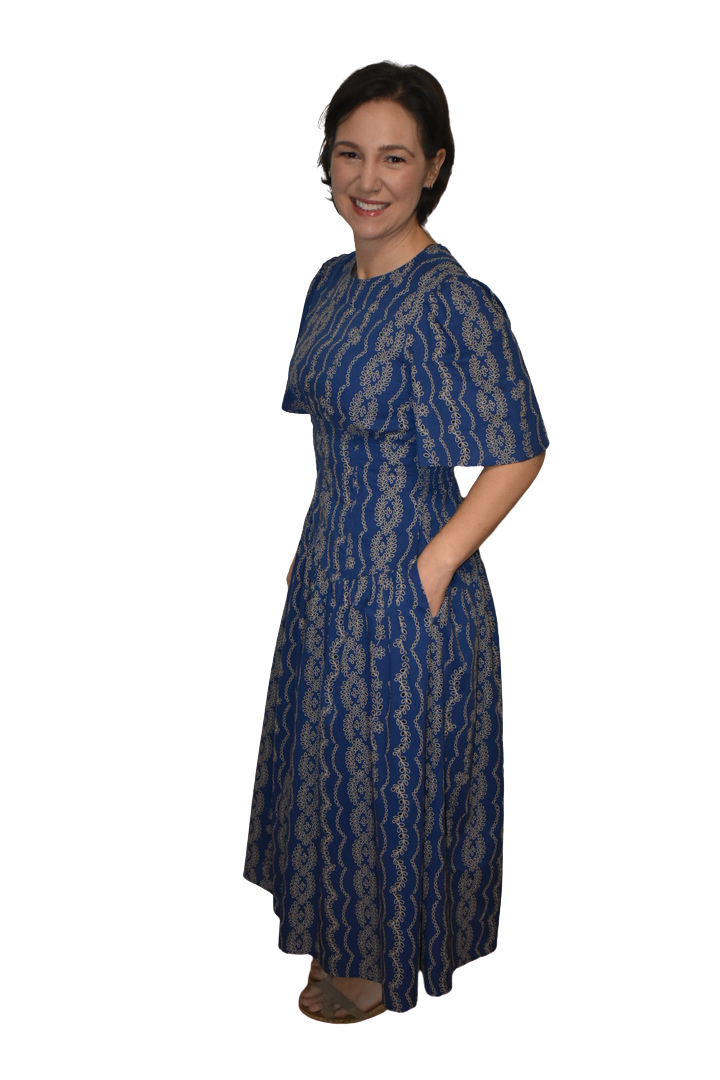 Eyelet Maxi Dress