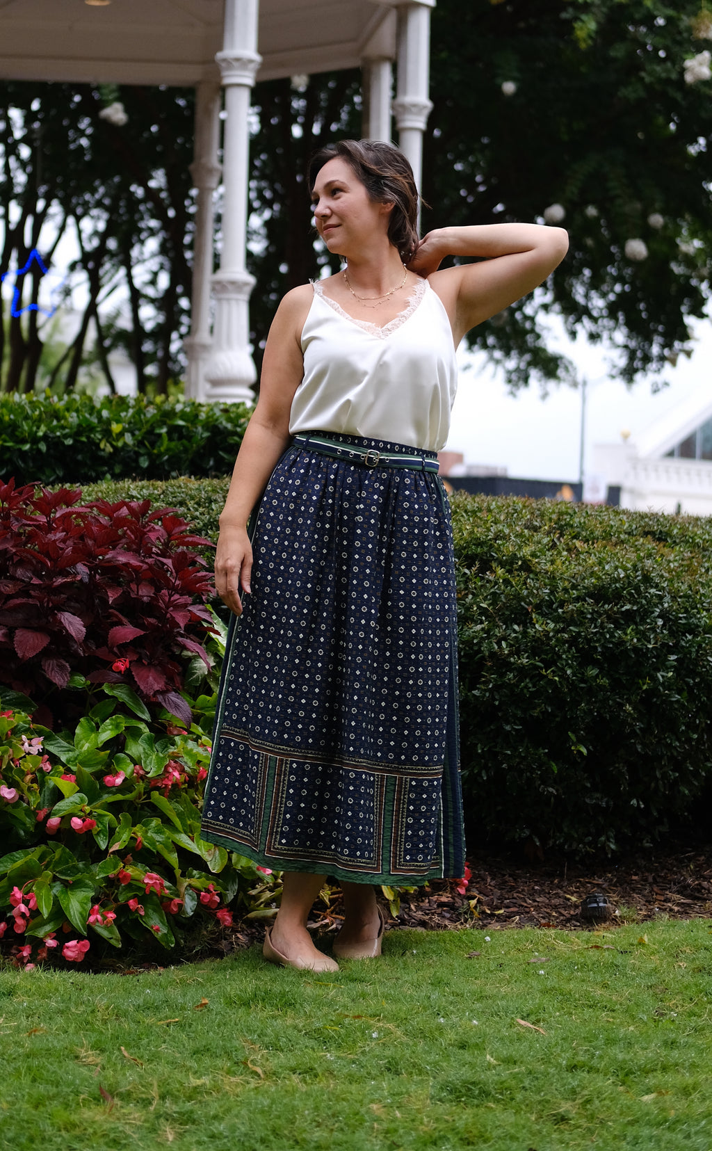 Geo Bloom Skirt