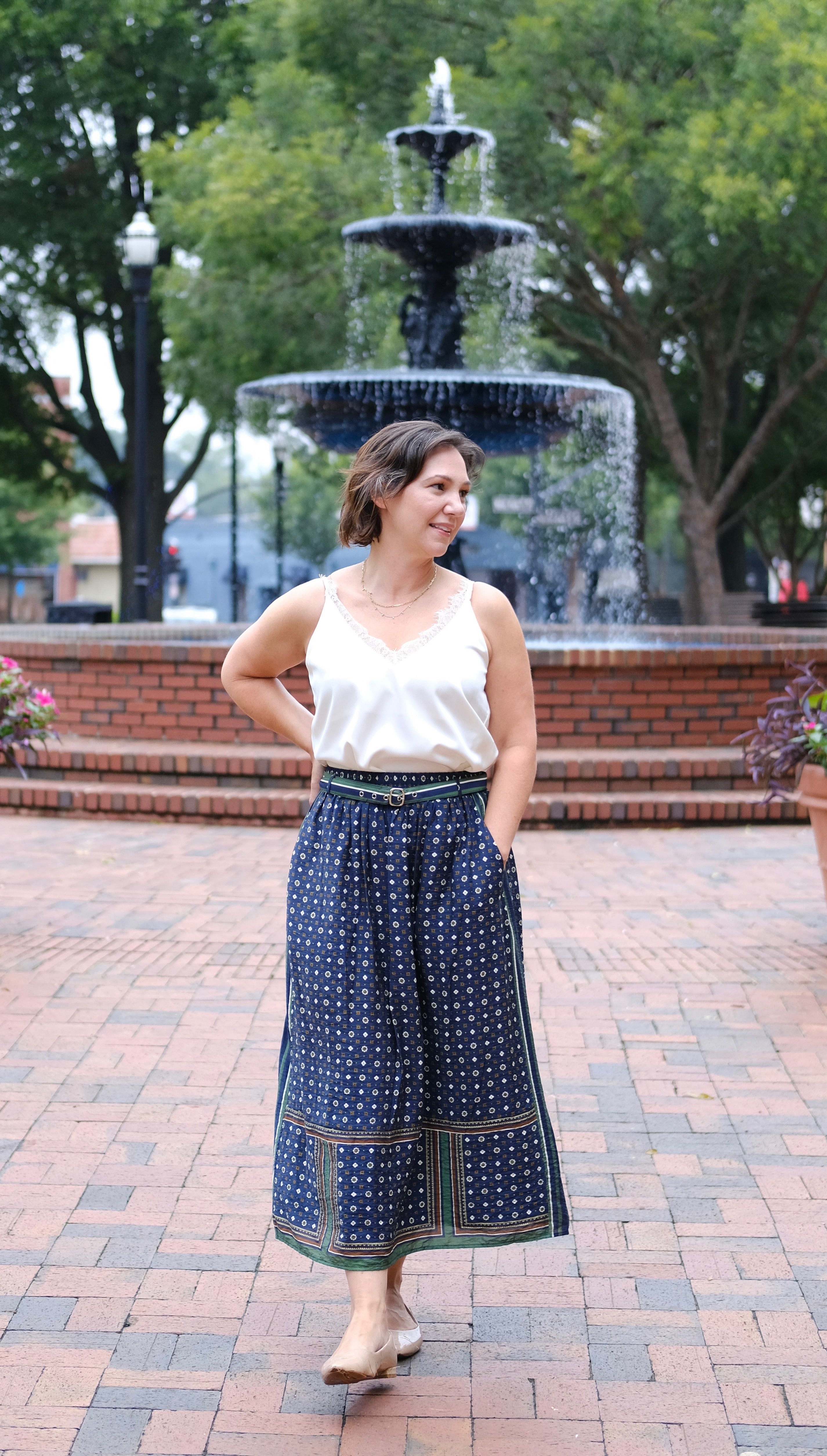 Geo Bloom Skirt