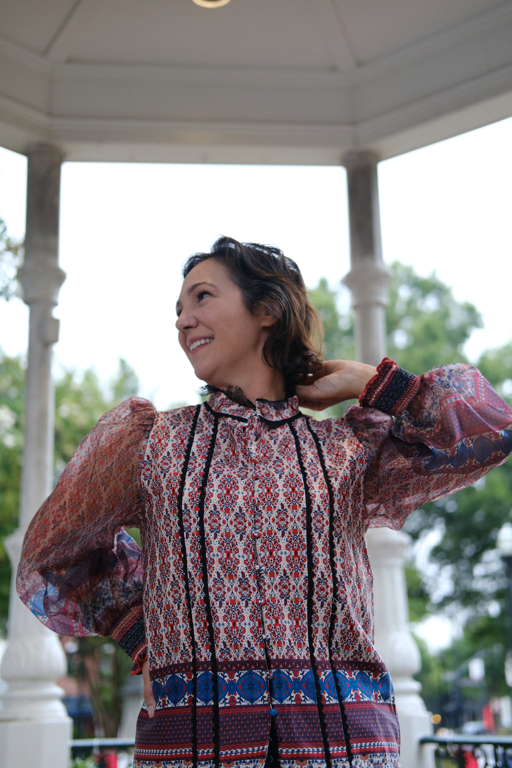 Midnight Garden Blouse