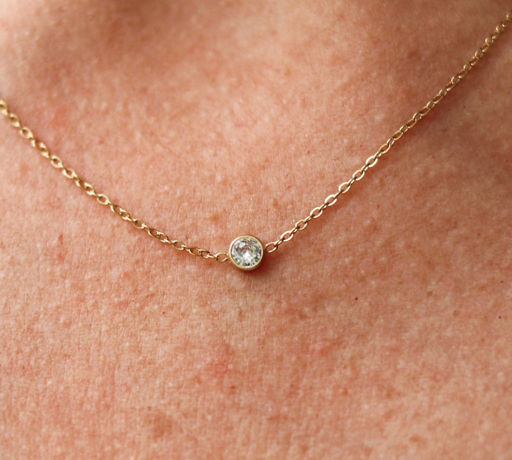 Camryn Solitaire Pendant Necklace
