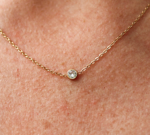 Camryn Solitaire Pendant Necklace