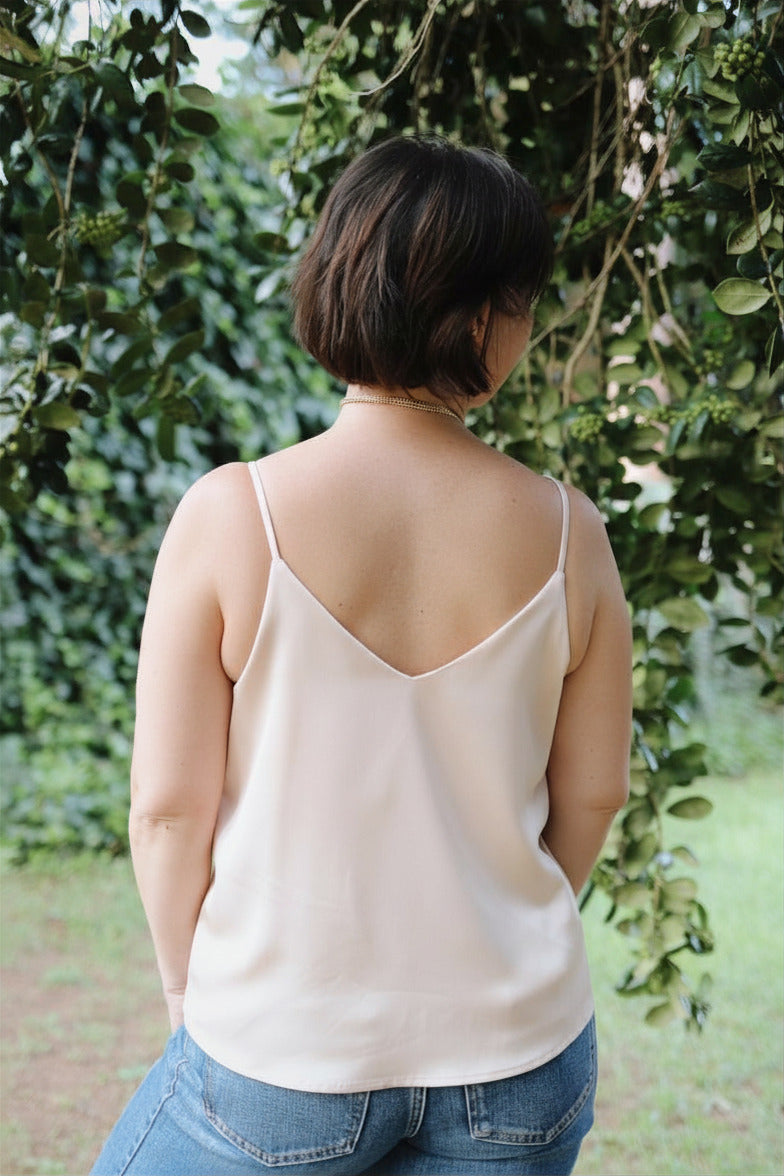 Winter Blush Reversible Lace Camisole