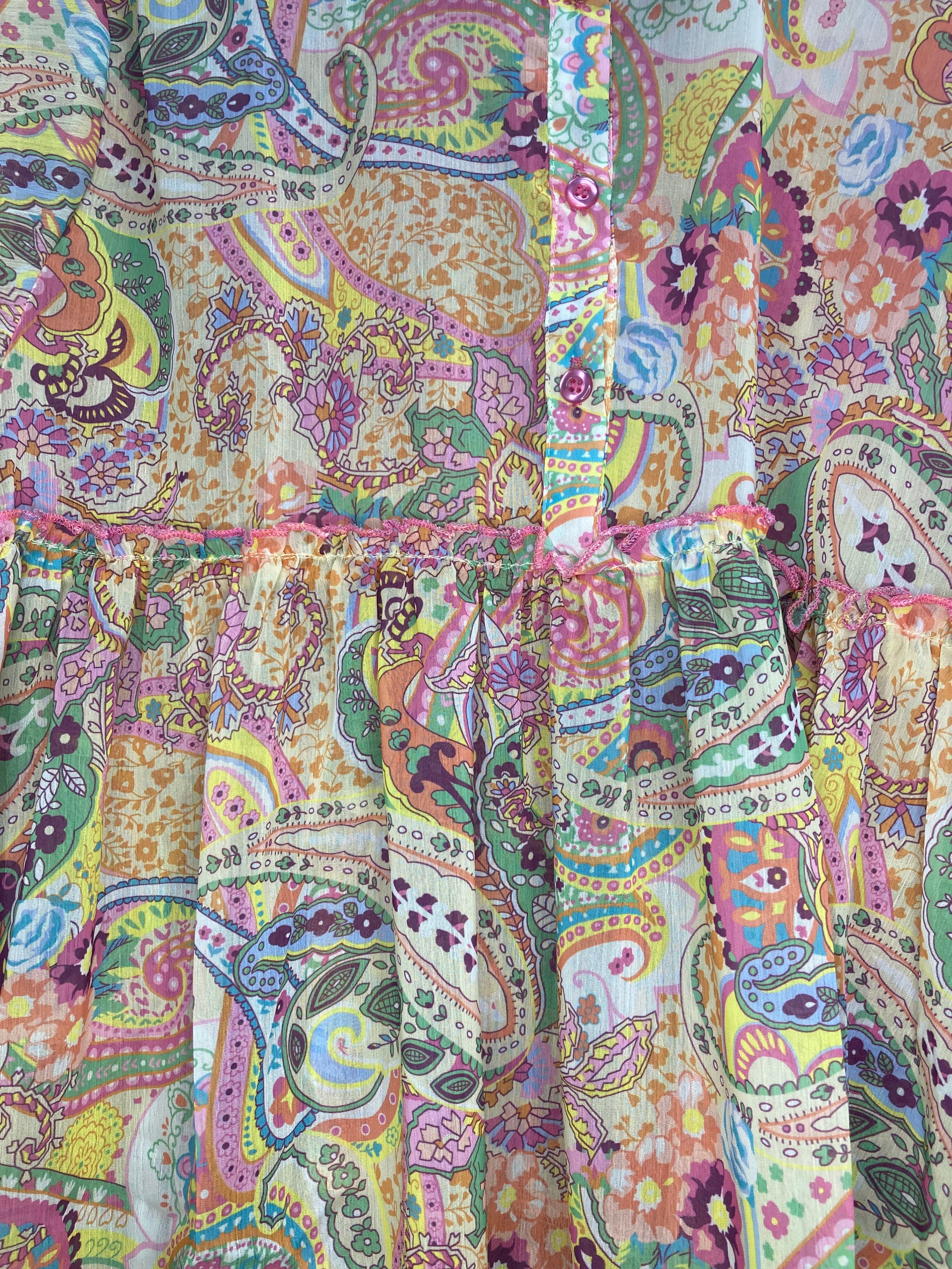 Paisley Print Collard Tunic