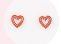 Girl's Heart Stud Earrings