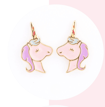 Girl's Unicorn Earrings