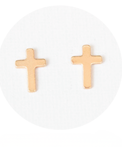 Emmett Cross Stud Earrings
