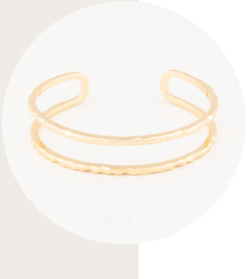 Savana Hammered Cuff Bracelet