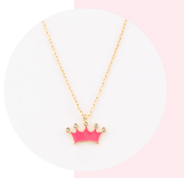 Princess Crown Necklace
