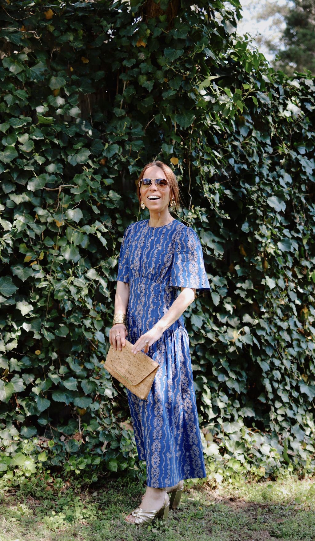 Eyelet Maxi Dress