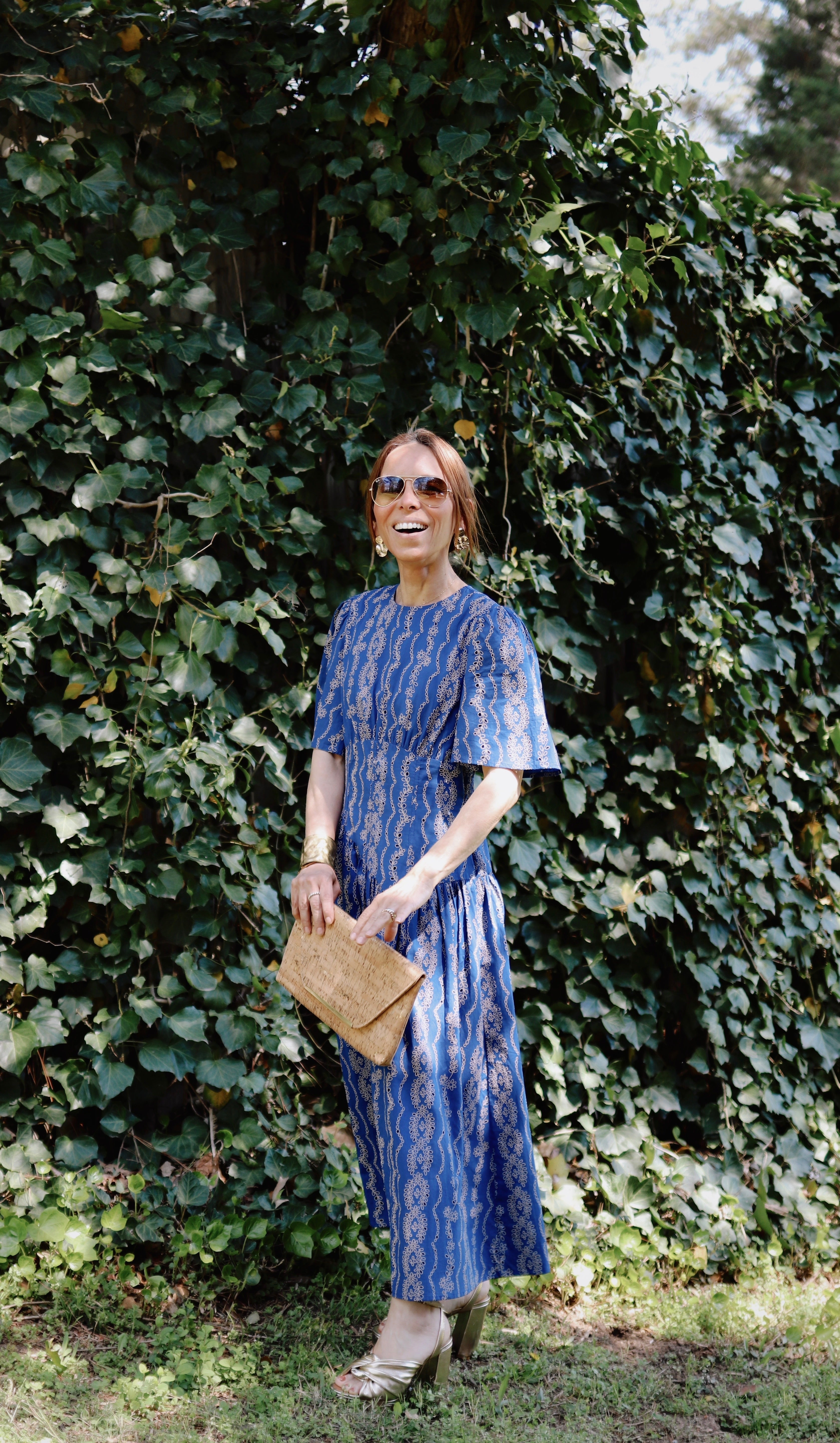 Eyelet Maxi Dress