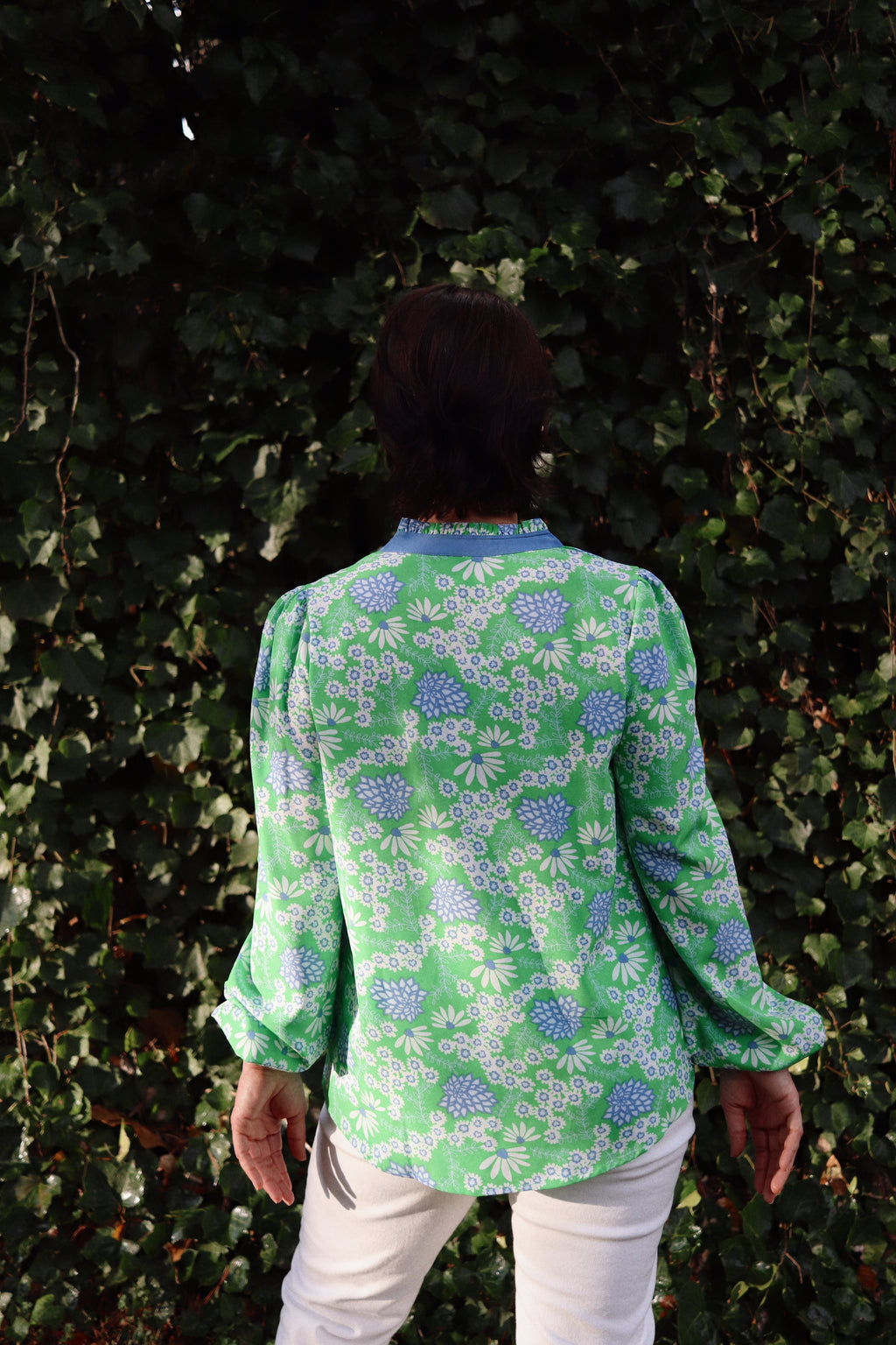 Gianna Long Sleeve Floral Peasant Top