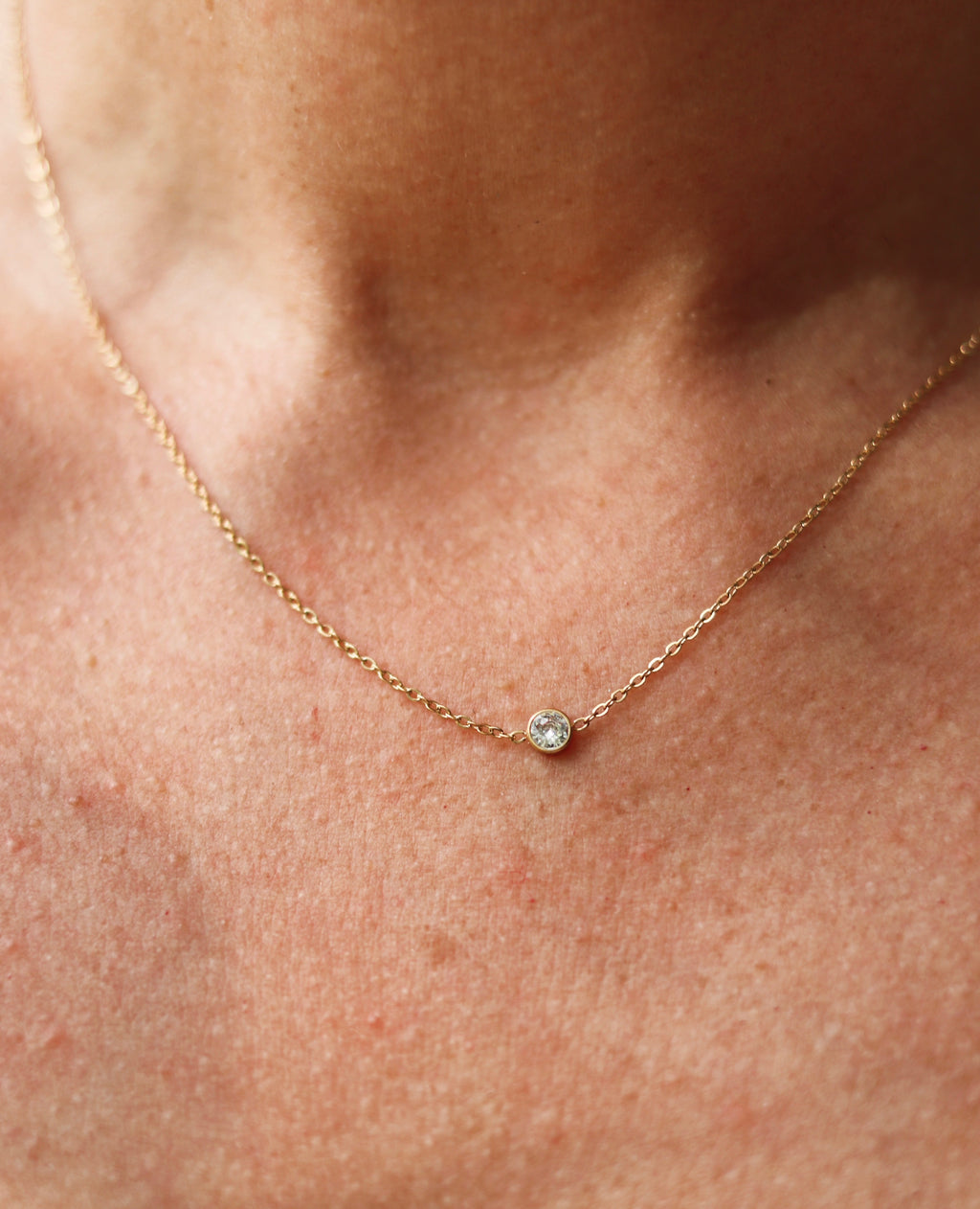 Camryn Solitaire Pendant Necklace