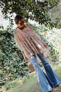 Paisley Print Collard Tunic