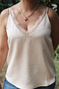 Winter Blush Reversible Lace Camisole