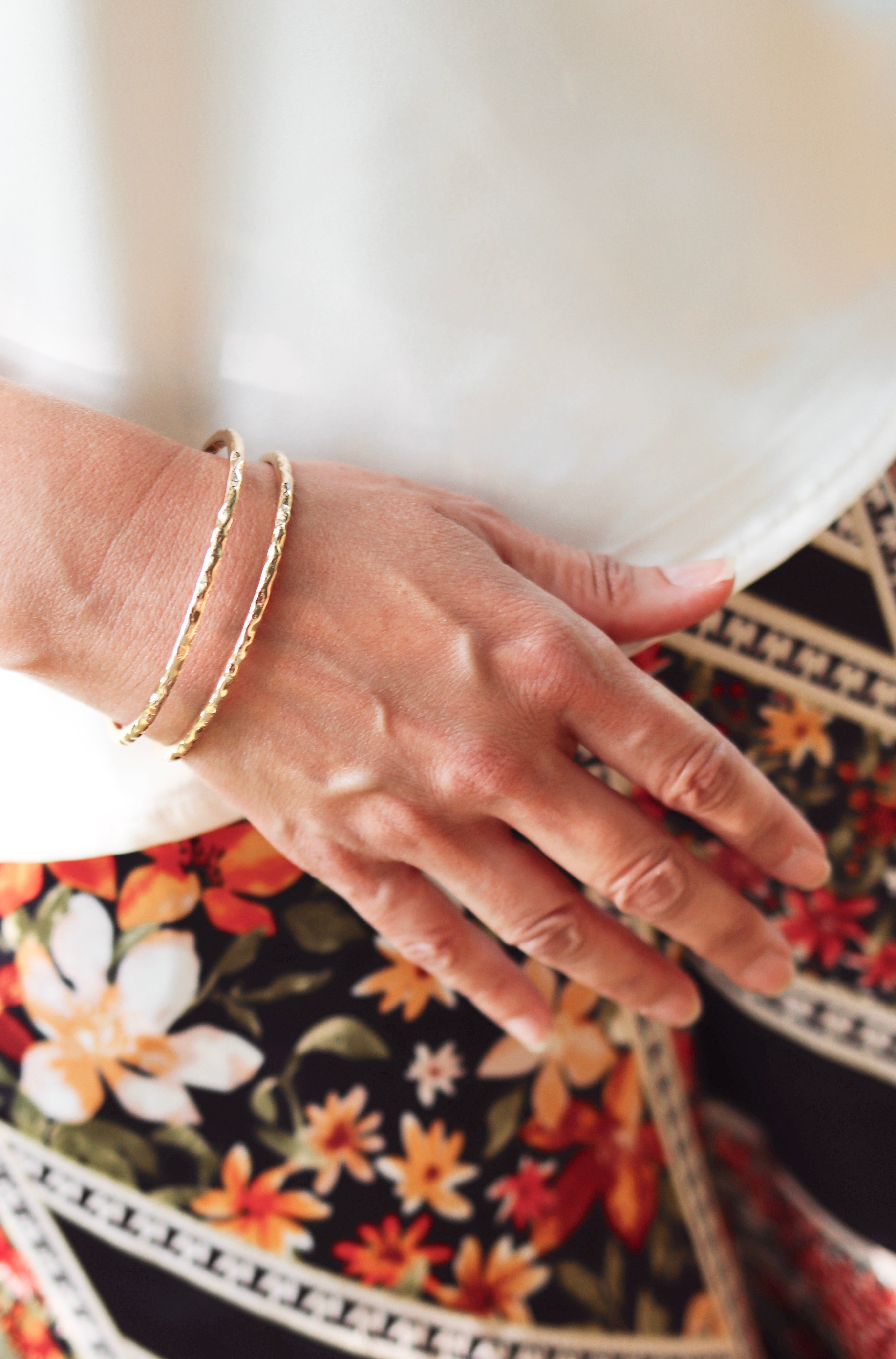 Savana Hammered Cuff Bracelet