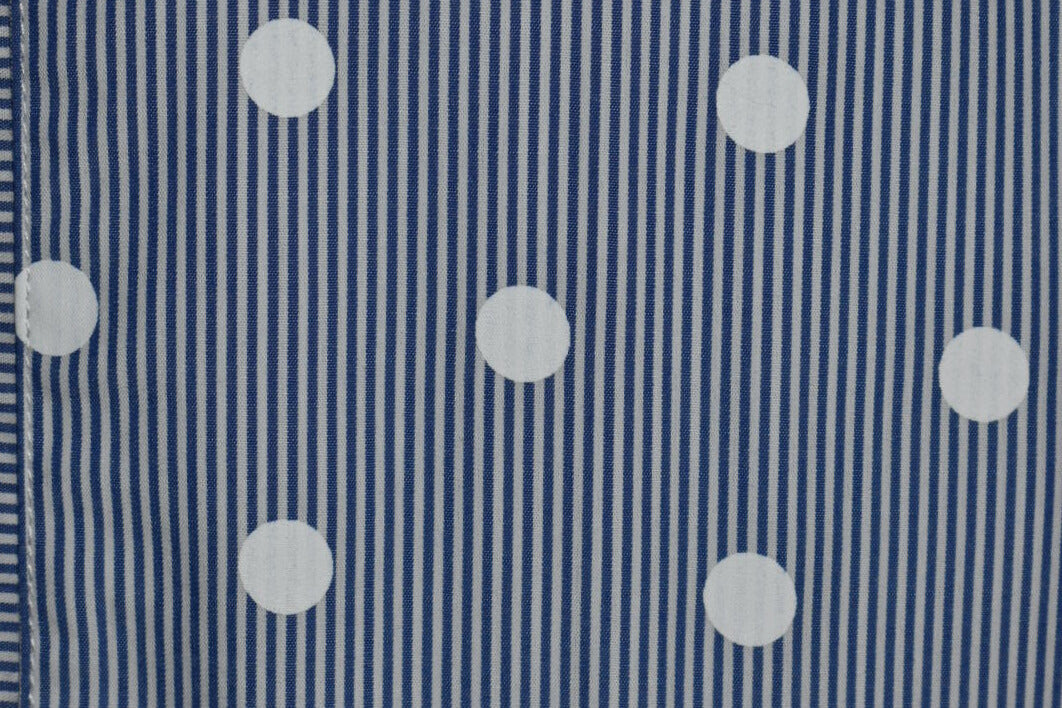 Striped Polka Dot Peplum