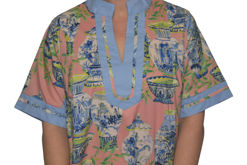 Abstract Print Shift Dress