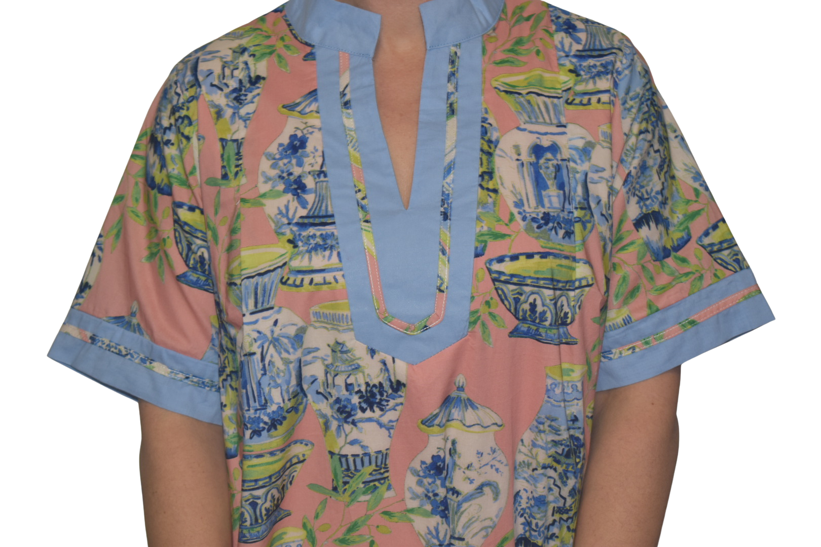 Abstract Print Shift Dress