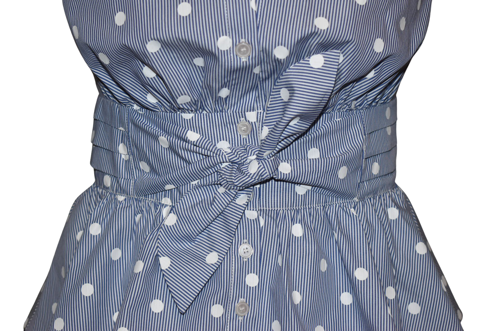 Striped Polka Dot Peplum