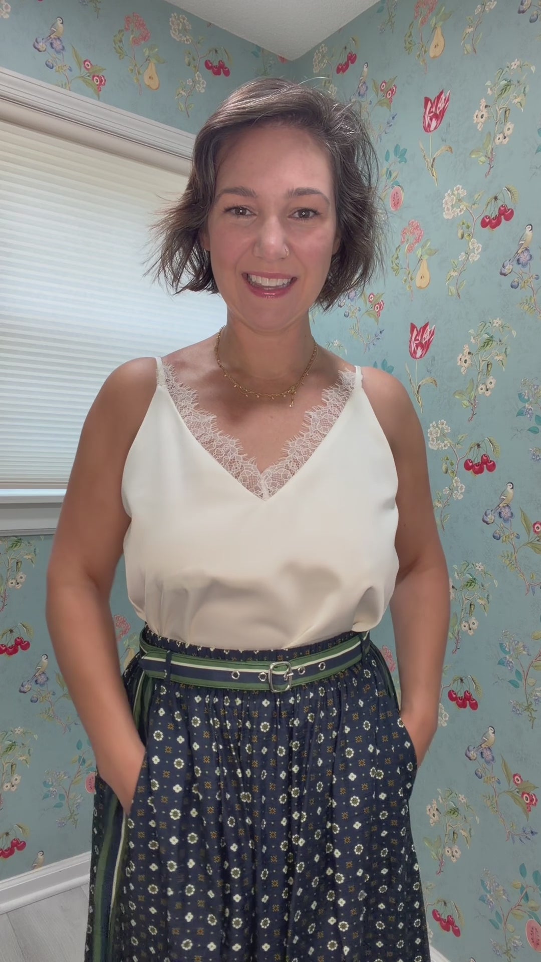 Geo Bloom Skirt